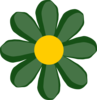 Green Flower Clip Art